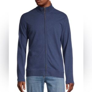 New Robert Graham Tryson Classic-Fit Full-Zip Sweater
